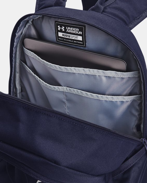 UA Hustle Sport Backpack, Blue, pdpMainDesktop image number 4